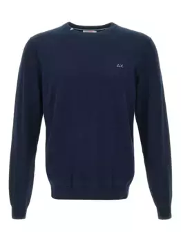 Хлопковый джемпер Sun68, синий