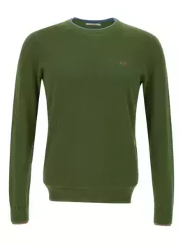 Хлопковый джемпер Sun68, зеленый