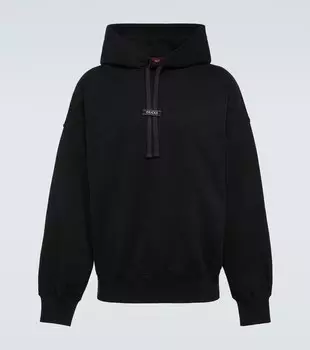 Хлопковый джерси худи Gucci, Black/Mix