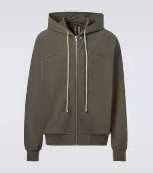 Хлопковый джерси худи Rick Owens, Bosco