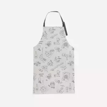 Хлопковый фартук Dinner Basics El Corte Ingls, разноцветный