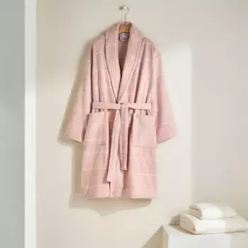 Хлопковый халат 380 гр/м2 Feliz 25 El Corte Ingls, розовый