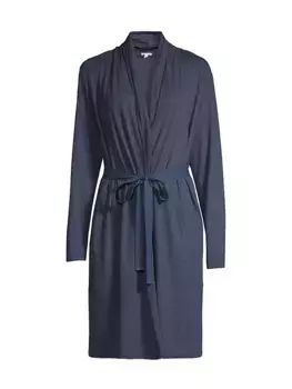 Хлопковый халат Coleen Skin, цвет midnight heather