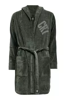 Хлопковый халат CR7 Cristiano Ronaldo, зеленый