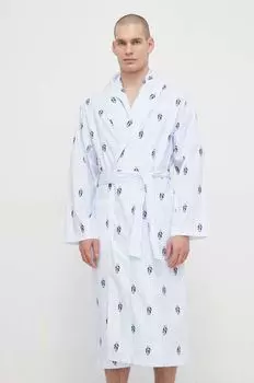 Хлопковый халат Polo Ralph Lauren, мультиколор