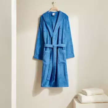 Хлопковый халат унисекс 380 г/м2 Цвета El Corte Ingls, синий