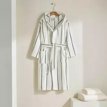 Хлопковый халат унисекс 380 гр/м2 Hill El Corte Ingls, морской