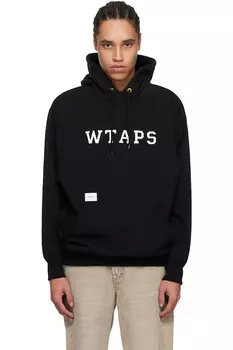 Хлопковый худи Academy Wtaps, черный