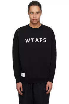 Хлопковый худи Academy Wtaps, черный