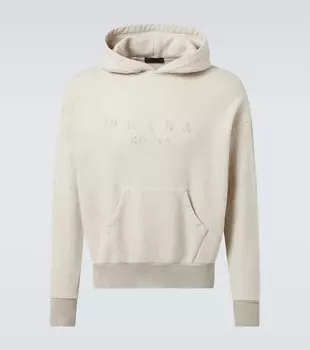 Хлопковый худи Prada, Naturale