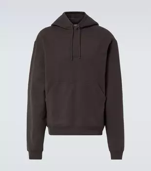 Хлопковый худи Saint Laurent, Acier