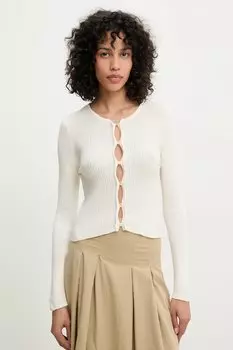 Хлопковый кардиган Answear.Lab, бежевый