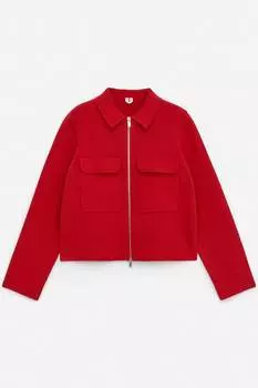 Хлопковый кардиган Arket, красный