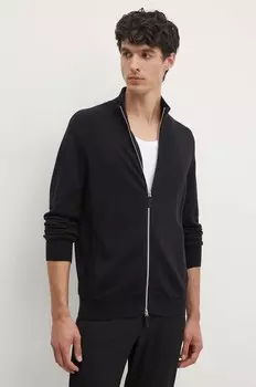 Хлопковый кардиган Armani Exchange, черный