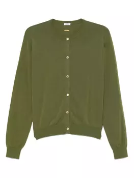 Хлопковый кардиган ASPESI, зеленый
