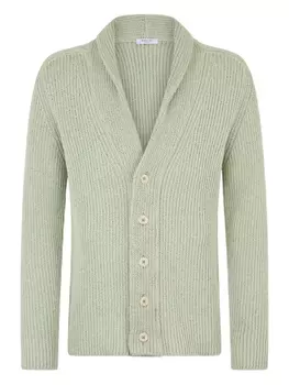 Хлопковый кардиган Boglioli, зеленый