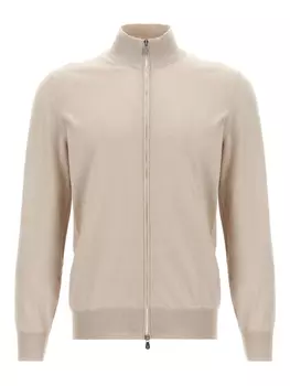 Хлопковый кардиган Brunello Cucinelli, нейтральный