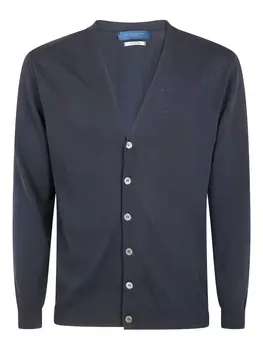 Хлопковый кардиган Daniele Fiesoli, синий