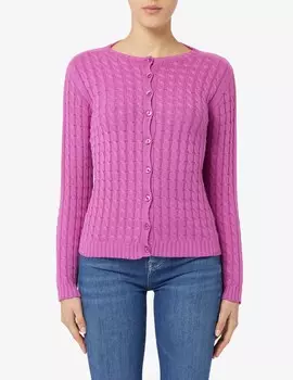 Хлопковый кардиган Elizabeth Ascot, фиолетовый