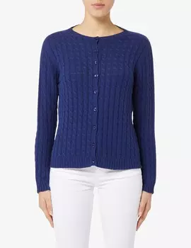 Хлопковый кардиган Elizabeth Ascot, синий