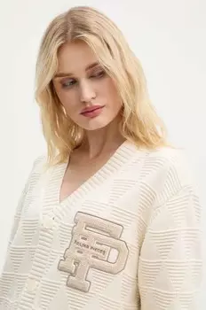 Хлопковый кардиган Filling Pieces, бежевый