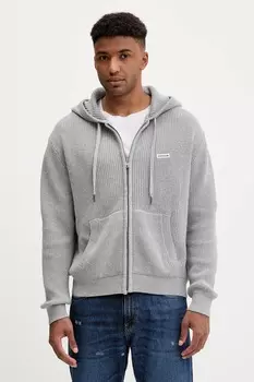 Хлопковый кардиган Guess Jeans, серый