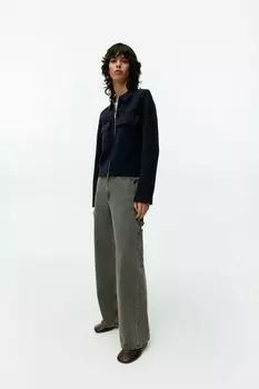 Хлопковый кардиган H&M, синий