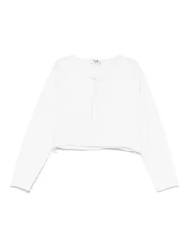 Хлопковый кардиган Il Gufo, белый