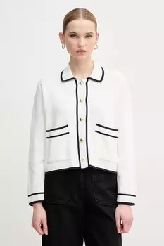Хлопковый кардиган Jasmine Barbour, белый