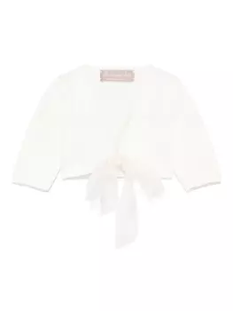 Хлопковый кардиган La Stupenderia, белый