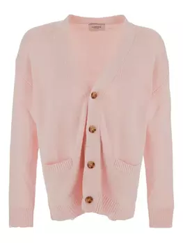 Хлопковый кардиган Laneus, розовый
