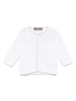 Хлопковый кардиган Little Bear, белый