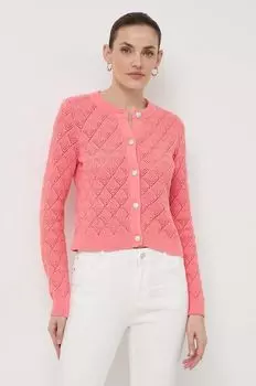 Хлопковый кардиган Morgan, роза
