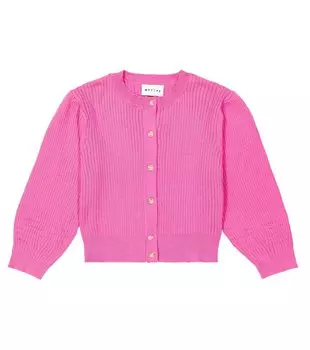 Хлопковый кардиган Morley, розовый