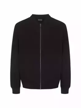 Хлопковый кардиган на молнии Zimmerli, черный