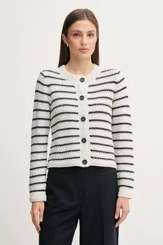 Хлопковый кардиган Pepe Jeans, серый