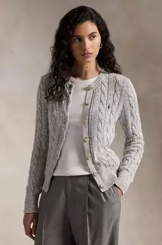 Хлопковый кардиган Polo Ralph Lauren, мультиколор