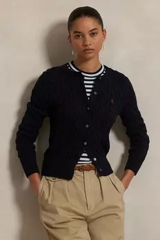 Хлопковый кардиган Polo Ralph Lauren, темно-синий