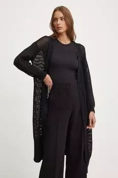 Хлопковый кардиган Sandro Ferrone, черный