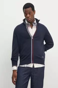 Хлопковый кардиган Tommy Hilfiger, темно-синий