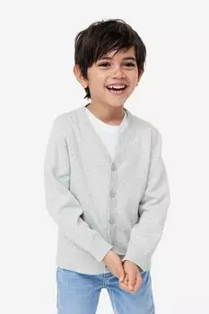 Хлопковый кардиган тонкой вязки H&M