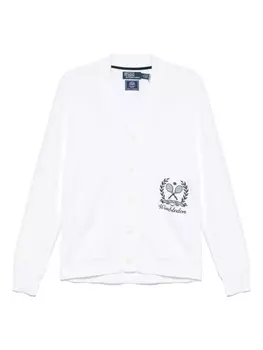 Хлопковый кардиган X Wimbledon Polo Ralph Lauren, белый