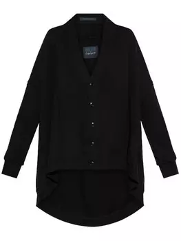 Хлопковый кардиган Yohji Yamamoto, черный