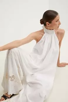 Хлопковый комбинезон Answear Lab, белый