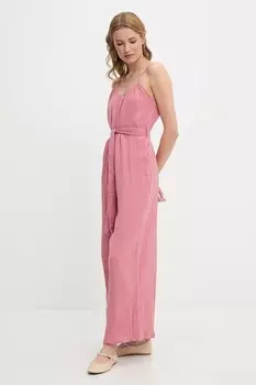 Хлопковый комбинезон Answear.Lab, розовый