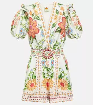 Хлопковый комбинезон Bloom Garden Farm Rio, мультиколор