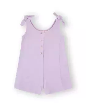 Хлопковый комбинезон для девочки сиреневого цвета Canada House, сиреневый