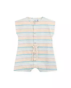 Хлопковый комбинезон для мальчика Knot, синий