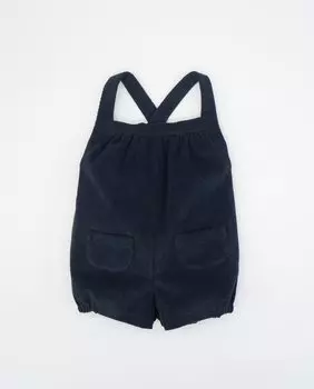 Хлопковый комбинезон для мальчика темно-синего цвета Fina Ejerique, темно-синий