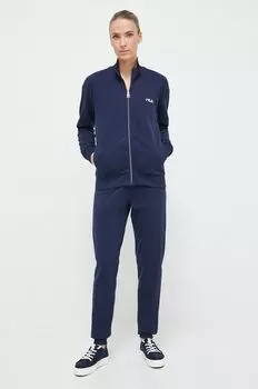 Хлопковый комбинезон Fila, темно-синий